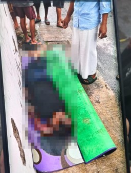 Pamapta Polres Cirebon Kota Respons Cepat Tangani Laka Lantas Tunggal di Kesambi