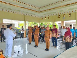 Tiga Perangkat Desa Resmi Di Lantik Kepala Desa Jugo Berjalan Dengan Aman Dan Kondusif