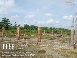 Pembangunan Koperasi Desa Kelurahan Merah Putih di Desa Waled Asem Didampingi Babinsa Koramil 2008 Waled