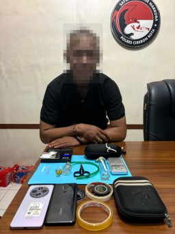 Ungkap Kasus Penyalahgunaan Sabu, Sat Resnarkoba Polres Cirebon Kota Amankan Seorang Tersangka