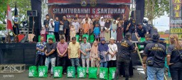 Temu Kangen Yatim Piatu dan Difabel Warnai Kegiatan Sosial Lindu Aji Pati