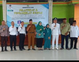 Pelantikan Dan Pengambilan Sumpah perangkat Desa Baru Di Desa Pinggir Kecamatan Balongpanggang Gresik