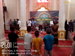 Lestarikan Tradisi dan Jalin Kerukunan, MWC NU Kecamatan Waled Gelar Doa Bersama