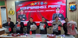 Kapolres Lamongan Gelar Konferensi Pers Terkait Kekerasan Yang mengakibat Kematian