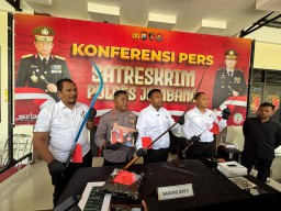 Geng Remaja Bersenjata Digagalkan Polisi, Bom Bondet dan Celurit Disita