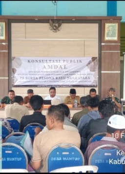 Wujudkan Pembangunan Berkelanjutan, PT Surya Pesona Kayu Nusantara Gelar Konsultasi Publik