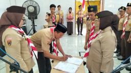 Ka. Kwarcab Rembang Gunasih SE Lantik Kamabiran Kaliori