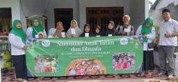 NU Care Lazisnu Ranting Palrejo Salurkan Santunan untuk 194 Anak Yatim dan Dhuafa