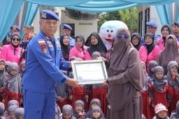 Kasat Polairud Polres Lamongan Edukasi 142 Siswa PG dan TK Tapas Al-Ihsan