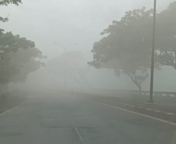 Asap Tebal Kepung Jalan Lingkar Selatan Pati, Aktivitas Pengolahan Arang Batok Diduga Abaikan Keselamatan Publik