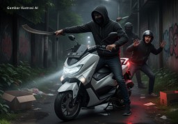 Begal Sadis Lukai Pelajar di Pandaan