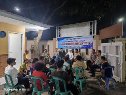 Silaturahmi Kamtibmas Tugu Dalam, Kapolsek Seltim Bangun Sinergi Cegah Tawuran