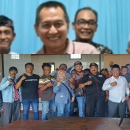 Keluarga Besar H Toni Hartono Dan Ibu Ratna Shonda Bagikan Bingkisan THR Kepada Awak Media OnLine Maupun Cetak Lamongan