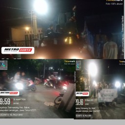 Sambut Hari Raya Idul fitri 1447 Hijriyah Warga Masyarakat Desa Datinawong Menggelar Acara Takbir Keliling 