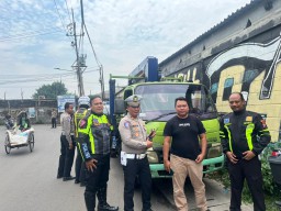 Polres Pelabuhan Tanjungperak Gerak Cepat Amankan Truk Curian Asal Mojokerto