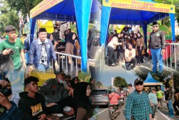AMI Berbagi Ribuan Paket Sembako di Grahadi, Wujud Kepedulian kepada Masyarakat