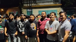 LSM Harimau Gelar Lari Jalanan 100 Spesial Bulan Ramadhan Di Sepanjang Jalan Wahidin