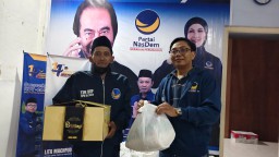 DPD NasDem Jombang Gelar Kongkow ke-14, Bingkisan Tali Asih Dibagikan untuk Kader