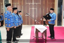 Bupati Pasuruan Lantik Pejabat Pratama, Jabatan Bukan untuk Titipan