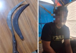 Pria Asal Tuban Dibekuk Usai Bacok Warga di Lamongan