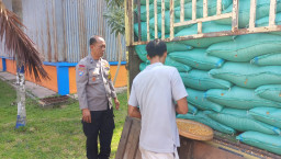 Wujud Dukungan Ketahanan Pangan, Polisi Kawal Pengiriman 10 Ton Jagung ke Bulog Jombang