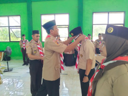 Gunasih Lontarkan Bahwa Pramuka Itu Tak Lekak Oleh Jaman, Saat Buka Gelaran KMD Di Kwarran Sluke