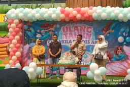Empat Bus Rombongan dan Ratusan Tamu Warnai Perayaan Ultah Ke-5 Salsabila Balqis Akbar di Mikutopia Batu