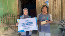 YBM PLN UIP JBTB Tebar Berkah Daging ke Pelosok Bojonegoro, 230 Warga Terima Manfaat