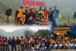 ZTROOM BIKER COMMUNITY Taklukkan Gunung Kelud, Touring Penuh Kebersamaan dan Pesona Alam Kediri