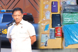 Polres Ngawi Berhasil Bongkar Jaringan Narkoba, Pengedar dan Barang Bukti 39 Gram Sabu Diamankan