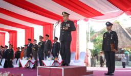 Polres Jombang Gelar Upacara Peringatan HUT Bhayangkara ke-80 Tahun 2026 dengan Khidmat
