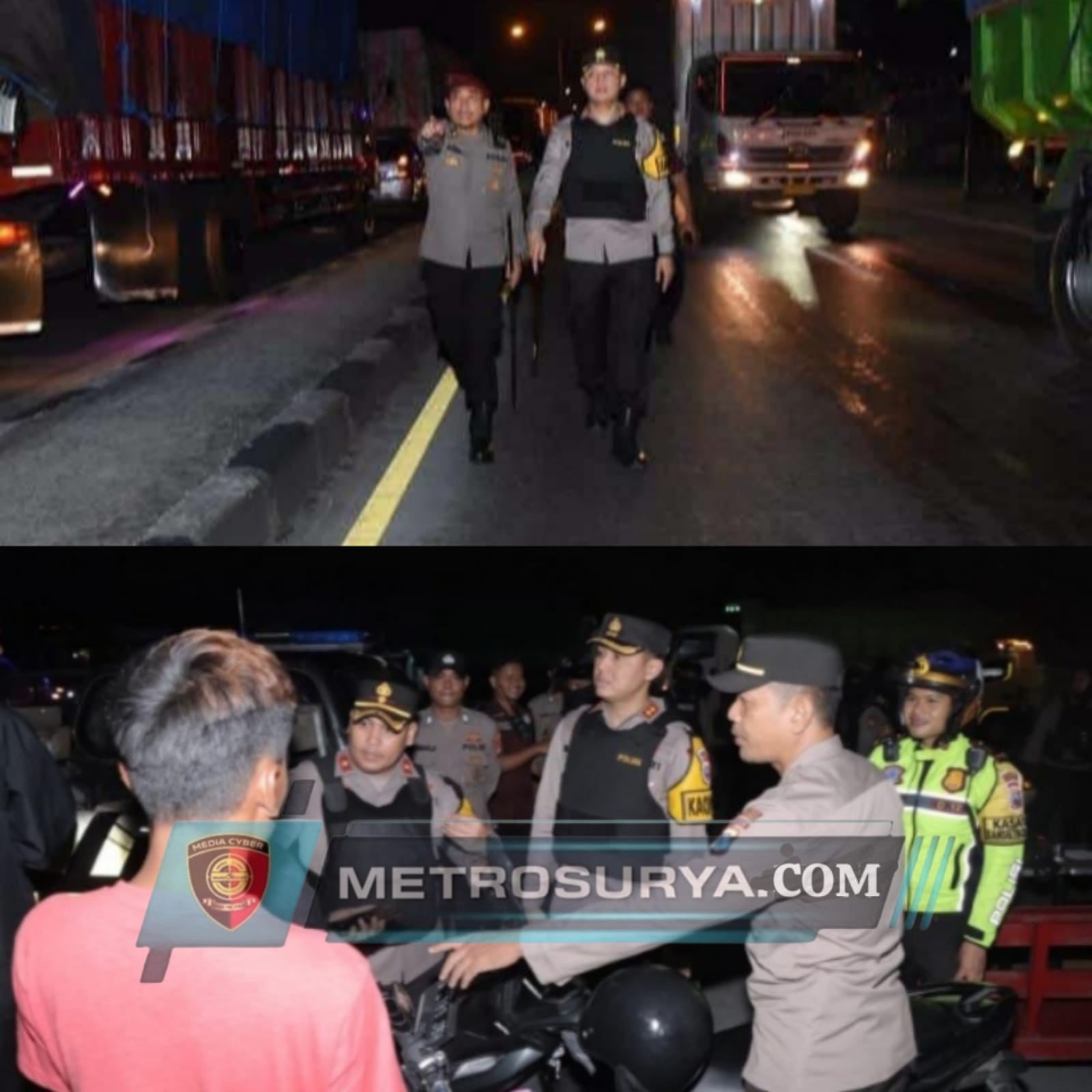 Kapolres Lamongan Turun Langsung Ke Lapangan Pastikan Kondisi Aman Saat Kegiatan Pengesahan