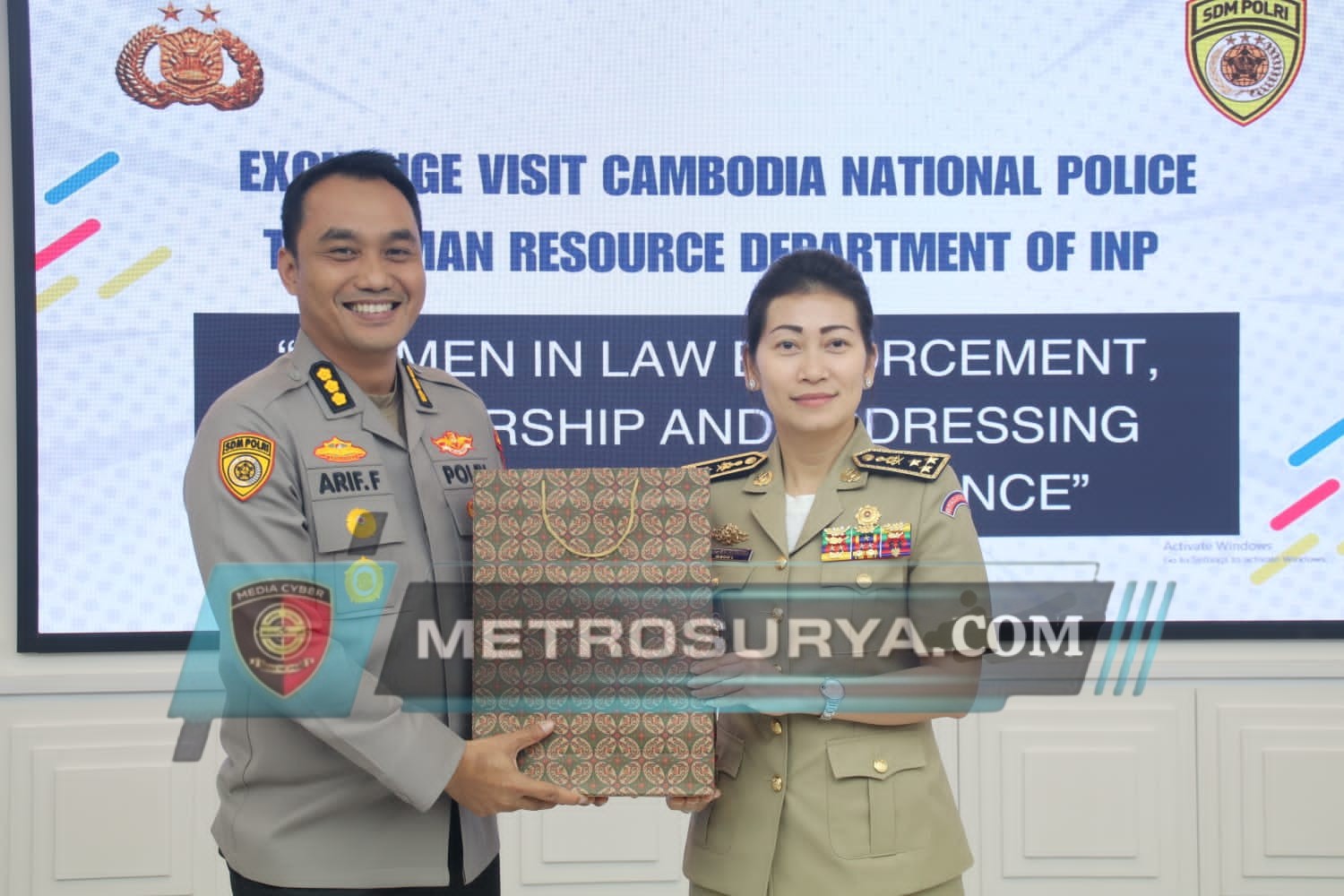 Studi Banding Kepolisian Kamboja Ke Indonesia Tentang Pemberdayaan Polwan dan Pengarusutamaan Gender dari Polri