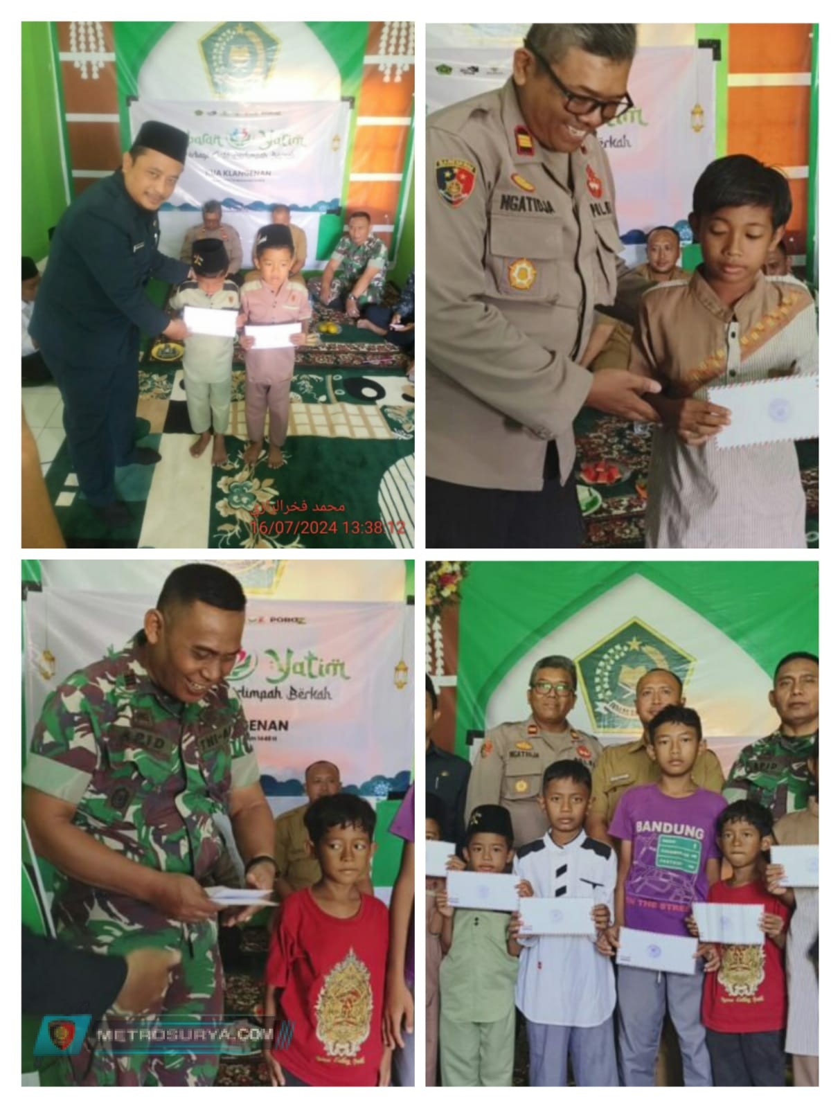 Lebaran Anak Yatim, KUA Klangenan Santuni 10 Anak Yatim
