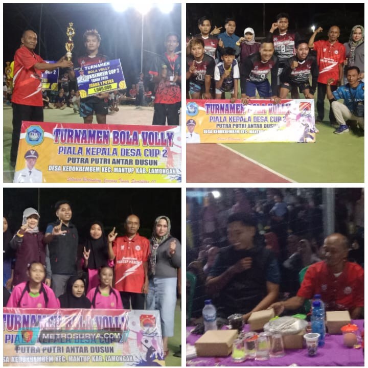 Turnamen Bola Volly Grand Final Kepala Desa Cup 2 Kedukbembem