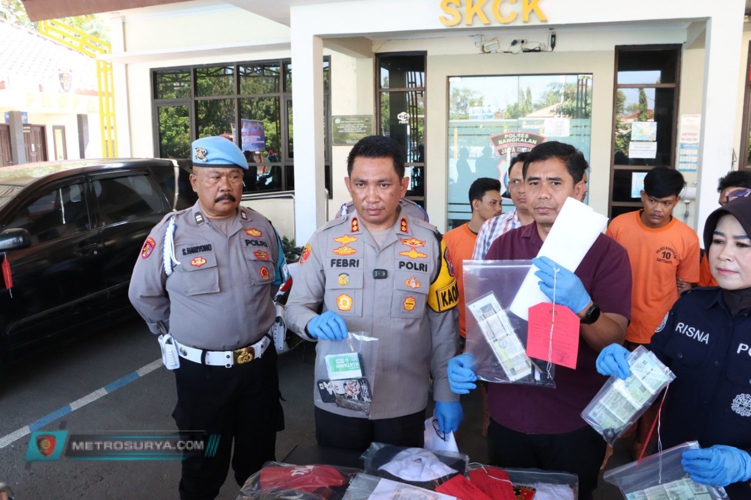 Polres Bangkalan Berhasil Amankan 4 orang Komplotan Curanmor Spesialis Kantor dan Pertokoan