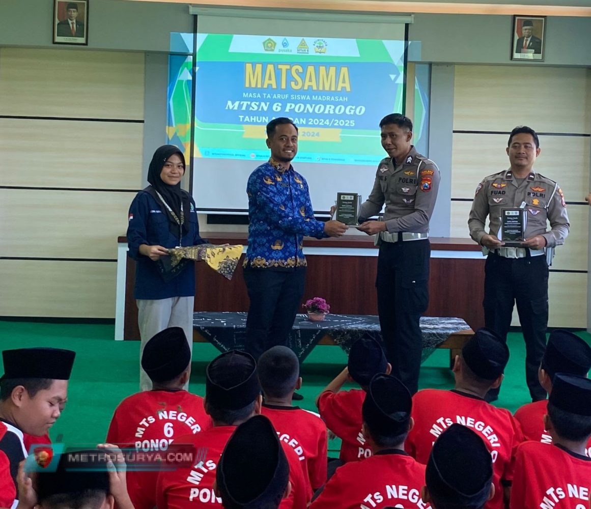Program Mahameru Lantas, Polres Ponorogo Edukasi Pelajar Tertib Berlalulintas
