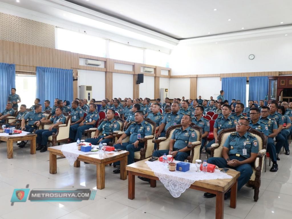 DANLANTAMAL V Ikuti Jam Komandan Pangkoarmada II Secara Virtual