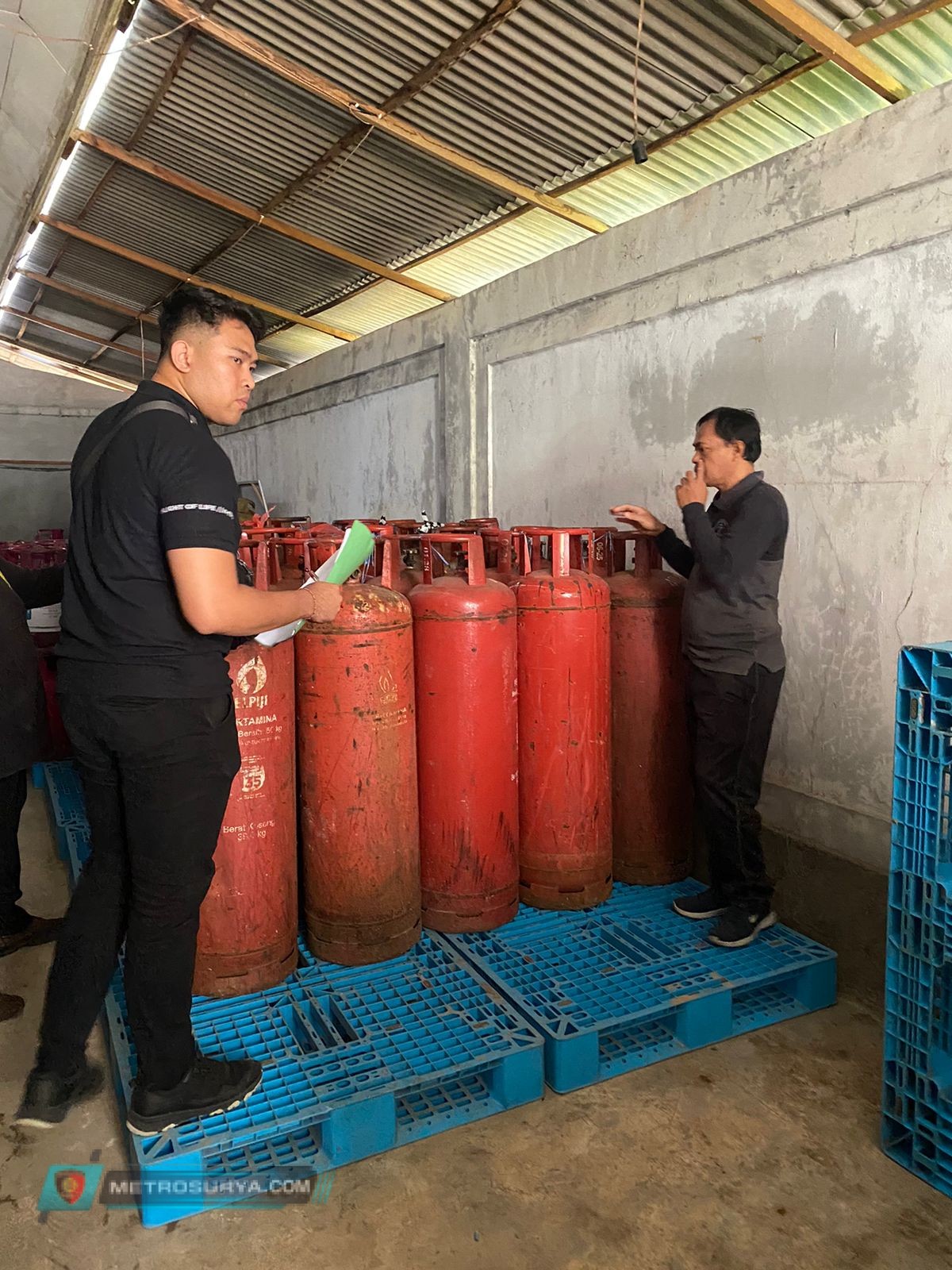Satgas Gakkum Ops Cipkon Berhasil Ungkap Pengoplos Gas Subsidi Di Denpasar