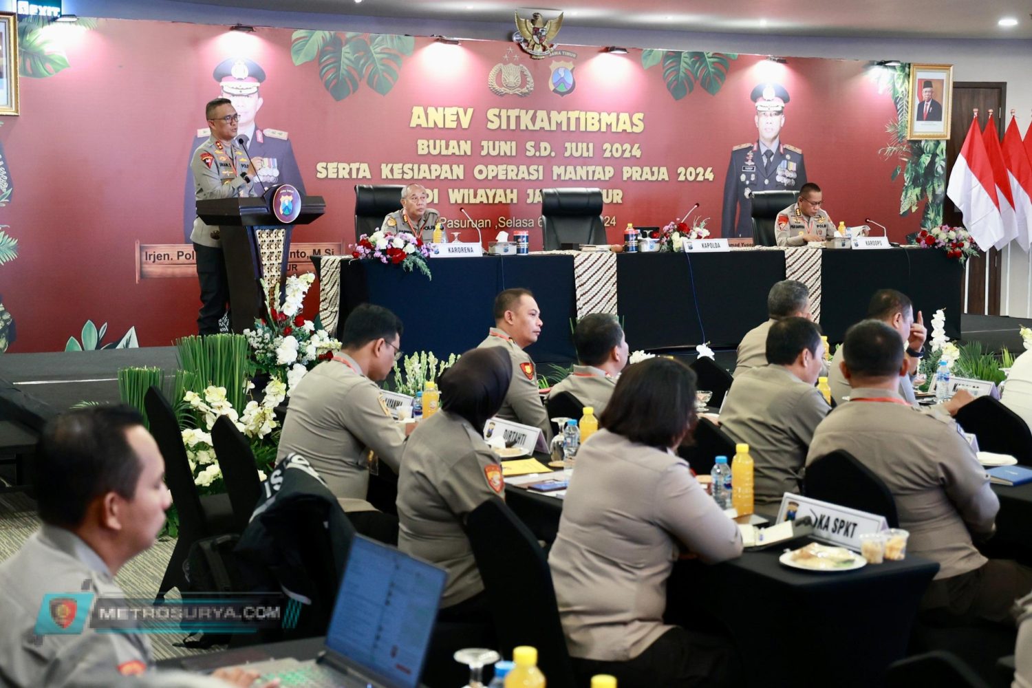 Polda Jatim Berhasil Tekan Angka Tindak Pidana Bulan Juni - Juli 2024
