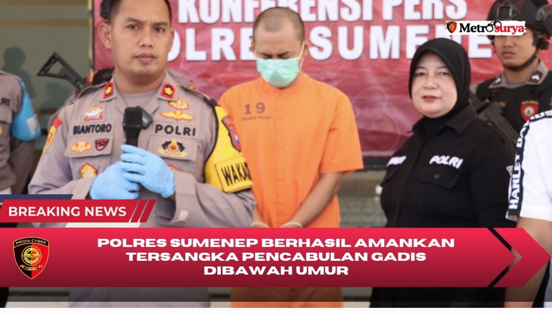 Gercep, Polres Sumenep Berhasil Amankan Tersangka Pencabulan Gadis Dibawah Umur