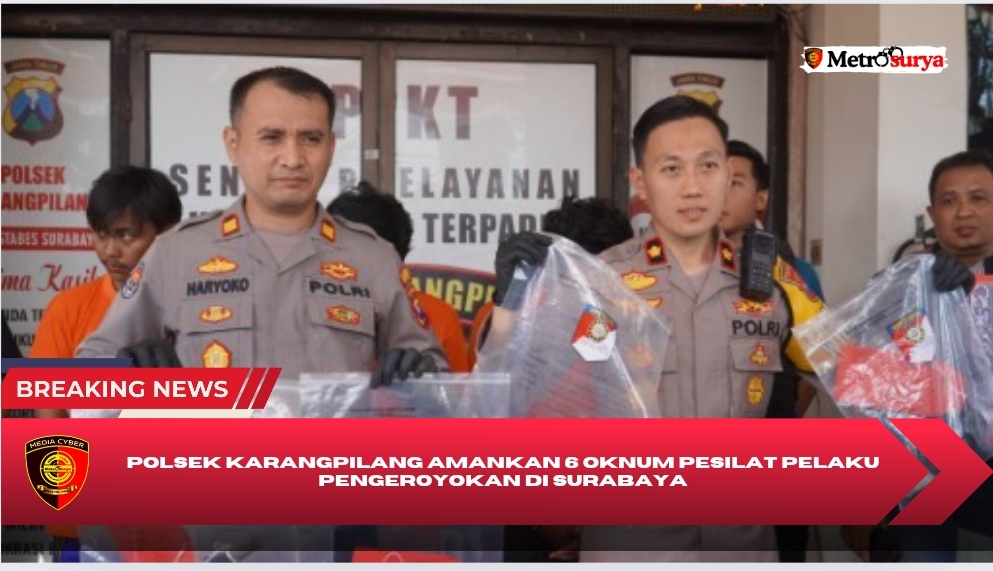 Polisi Amankan 6 Oknum Pesilat Atas Peristiwa Pengeroyokan di Surabaya