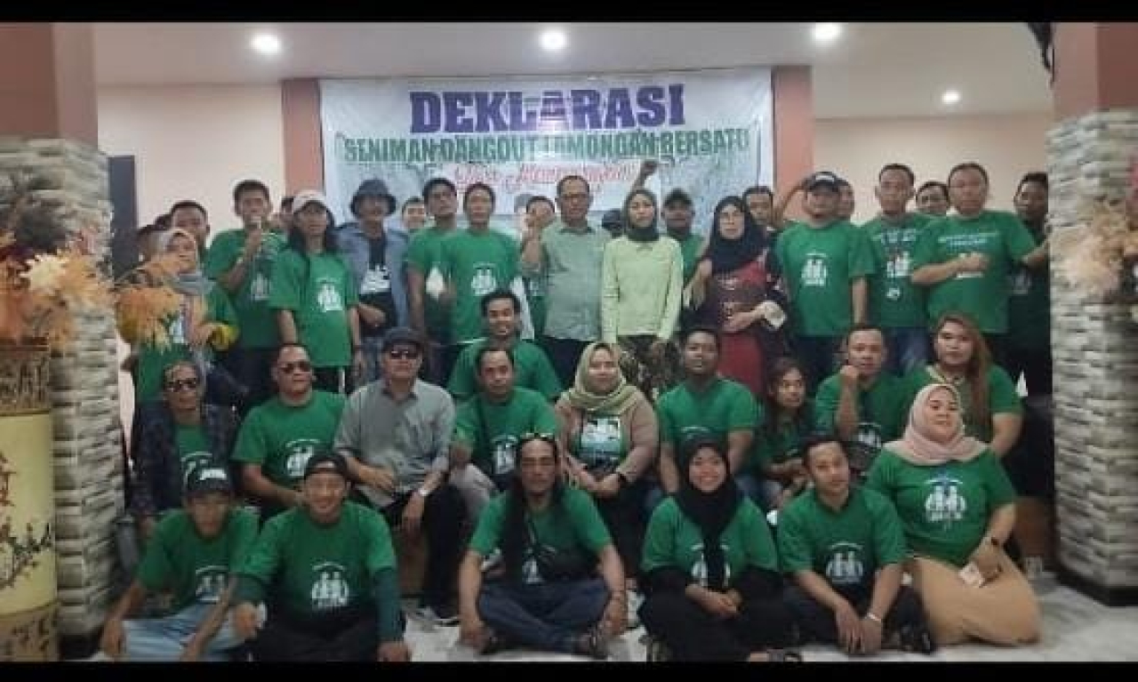 Relawan Seniman Dangdut Dukung H. Ghofur-Firosya di Pilbup Lamongan