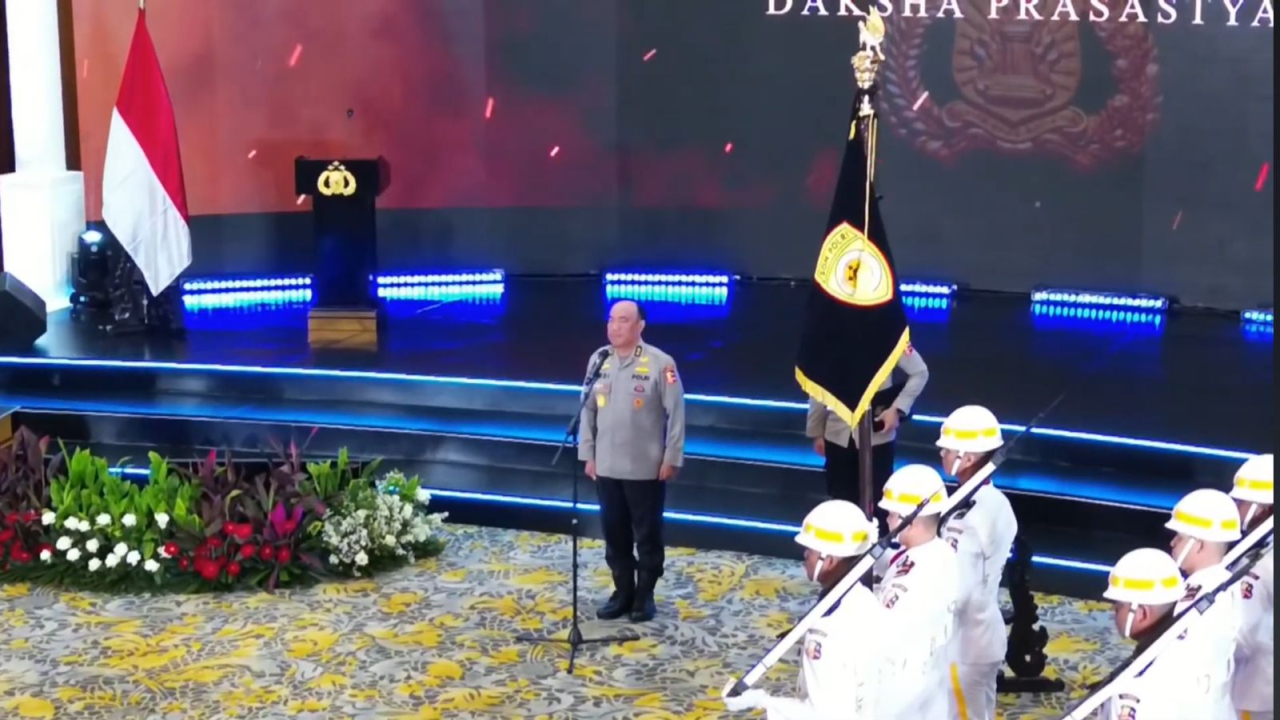 Wujudkan Indonesia Emas 2045: SSDM POLRI Kukuhkan Pataka Daksha Prasastya, Komitmen Cetak SDM Unggul
