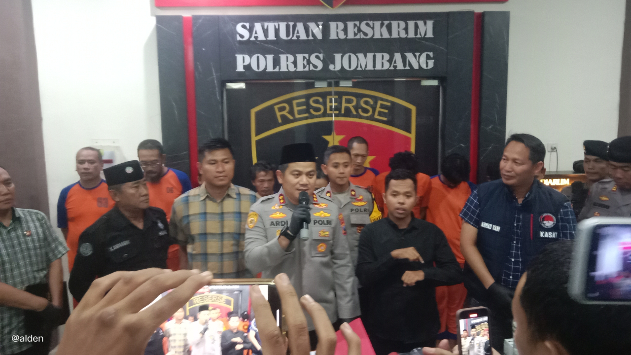 Operasi Pekat Semeru 2025,Polres Jombang Amankan Puluhan Penyakit Masyarakat