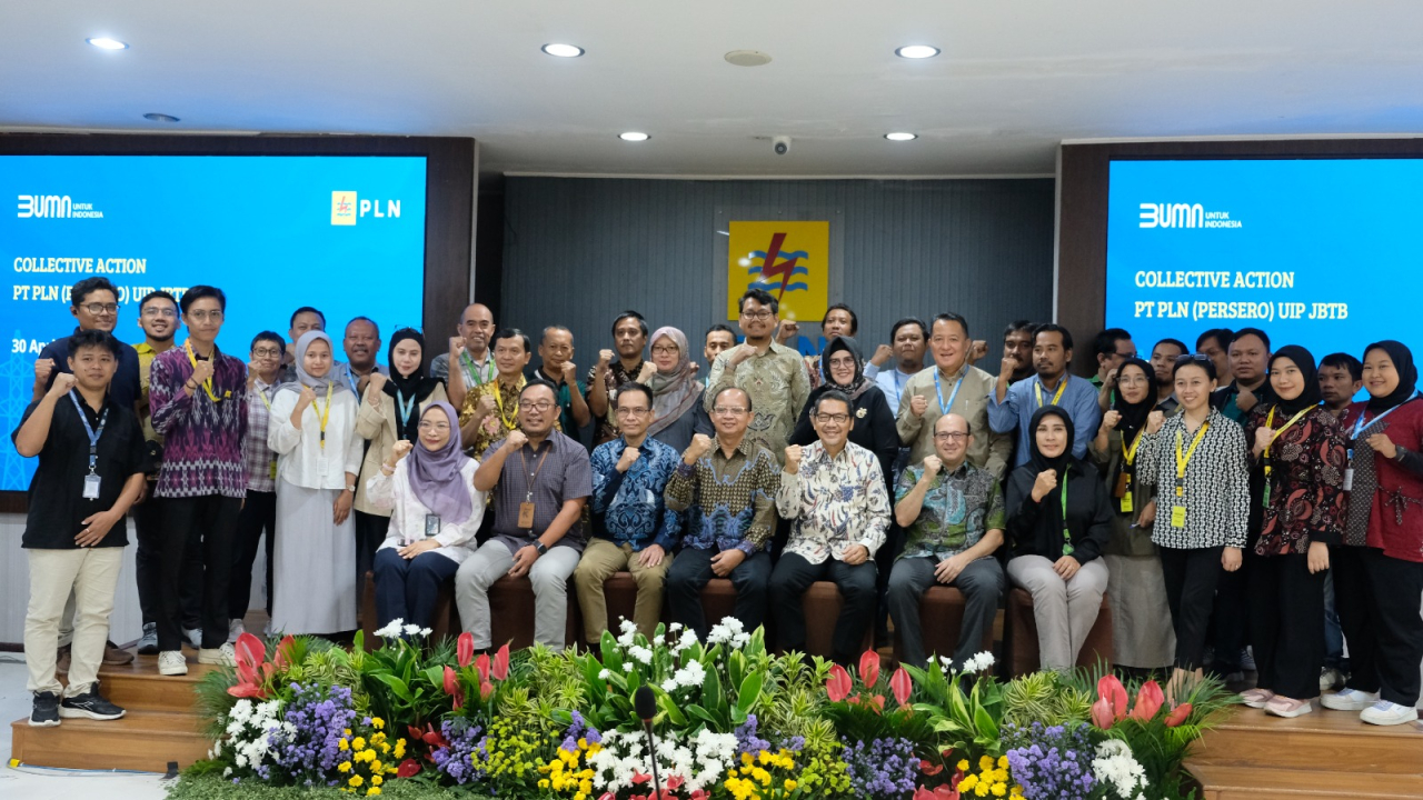 Dalam rangka kepatuhan pelaksanaan Sistem Manajemen Anti Penyuapan (SMAP), PLN Unit Induk Pembangunan Jawa Bagian Timur dan Bali (PLN UIP JBTB) menggelar Collective Action.