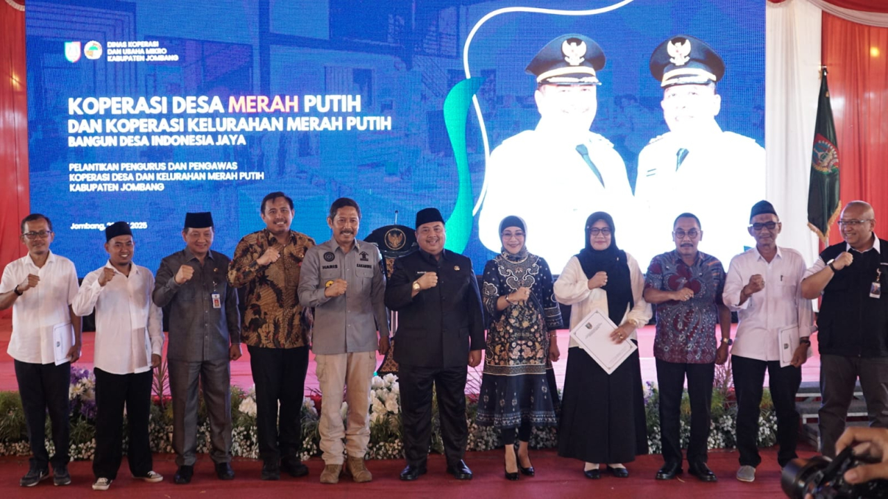 Pemkab Jombang Sukseskan Pembentukan Kopdeskel Merah Putih