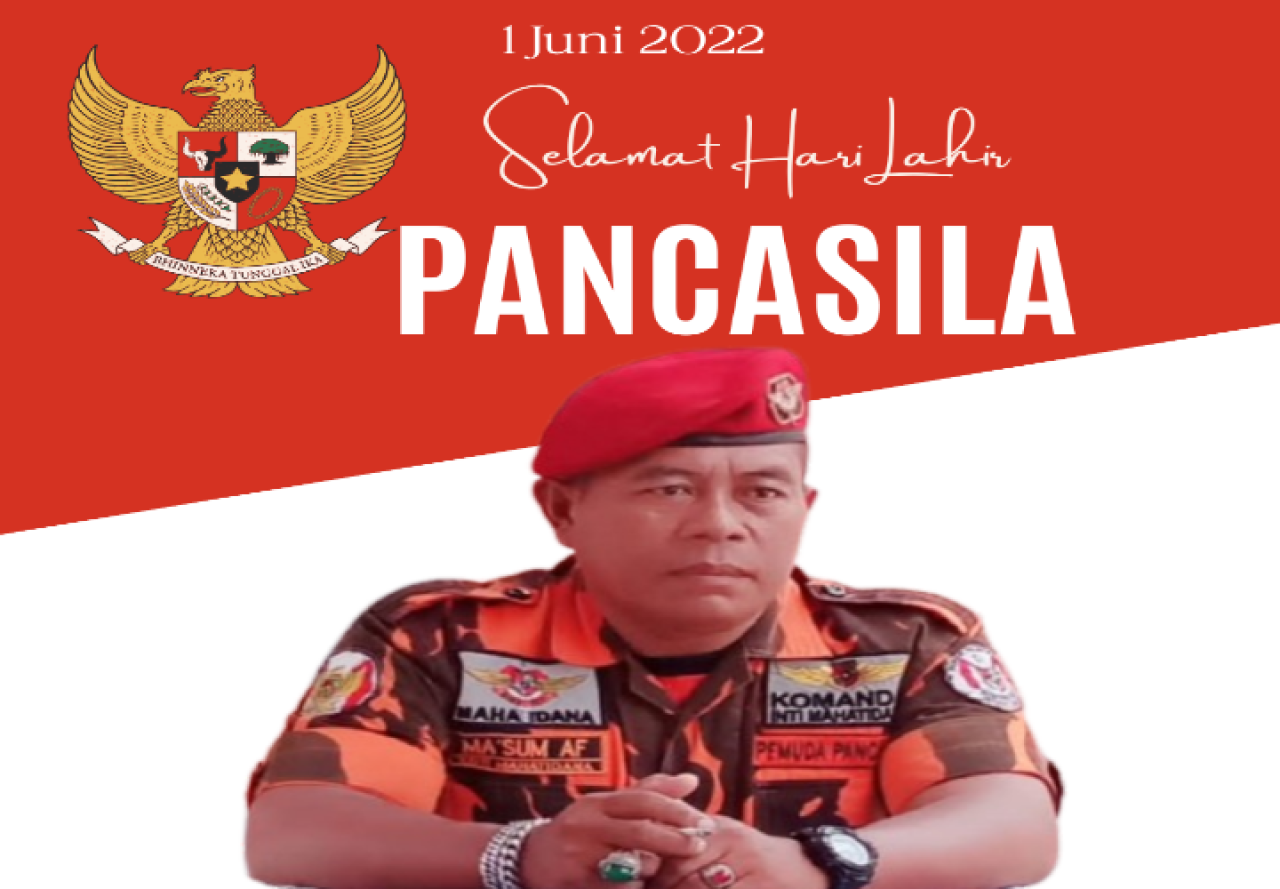 FOTO: Ma'sum Af anggota Komando Inti (Koti) Pemuda Pancasila Kota Surabaya 