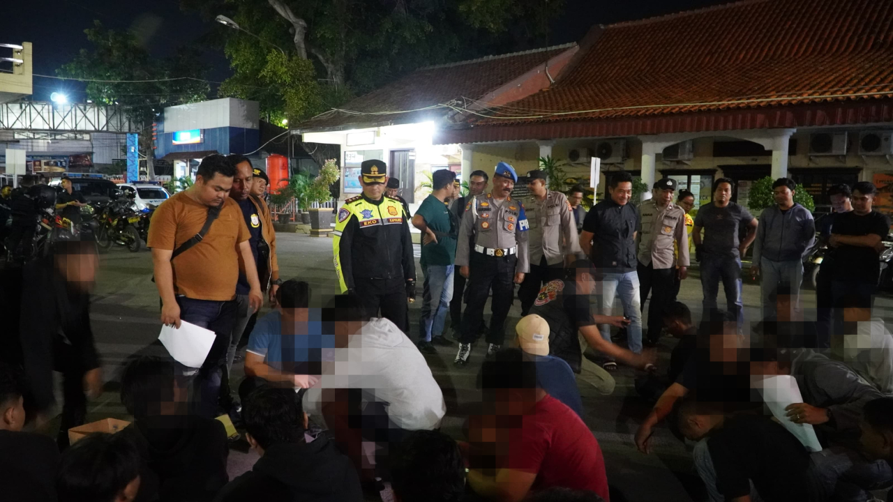Polres Cirebon Kota Gelar Patroli Cipta Kondisi, Puluhan Remaja Diamankan