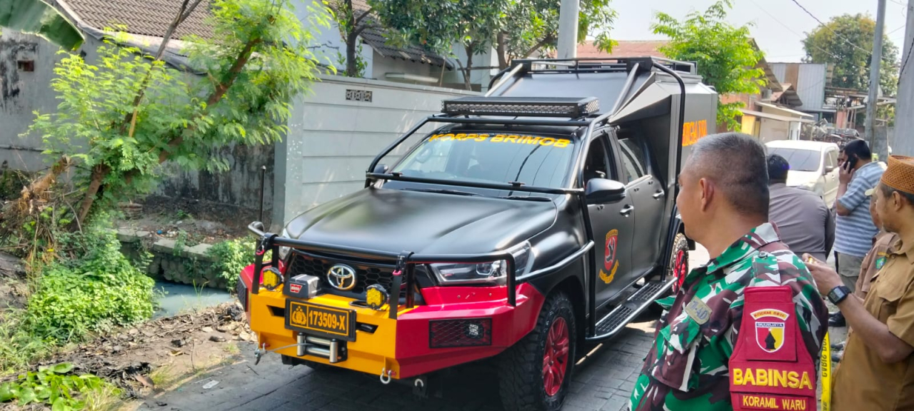 Granat Tangan Ditemukan di Saluran Air Perumahan Deltasari Sidoarjo, Tim Gegana Lakukan Disposal